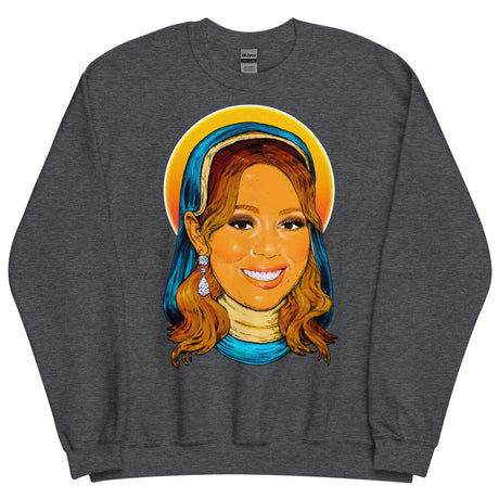 Debut garment mockup | Mother of Eternal High Notes (Sweater) | Dark Heather