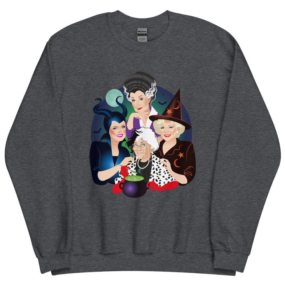 Debut garment mockup | Picture It: Salem, 1692 (Sweater) | Dark Heather