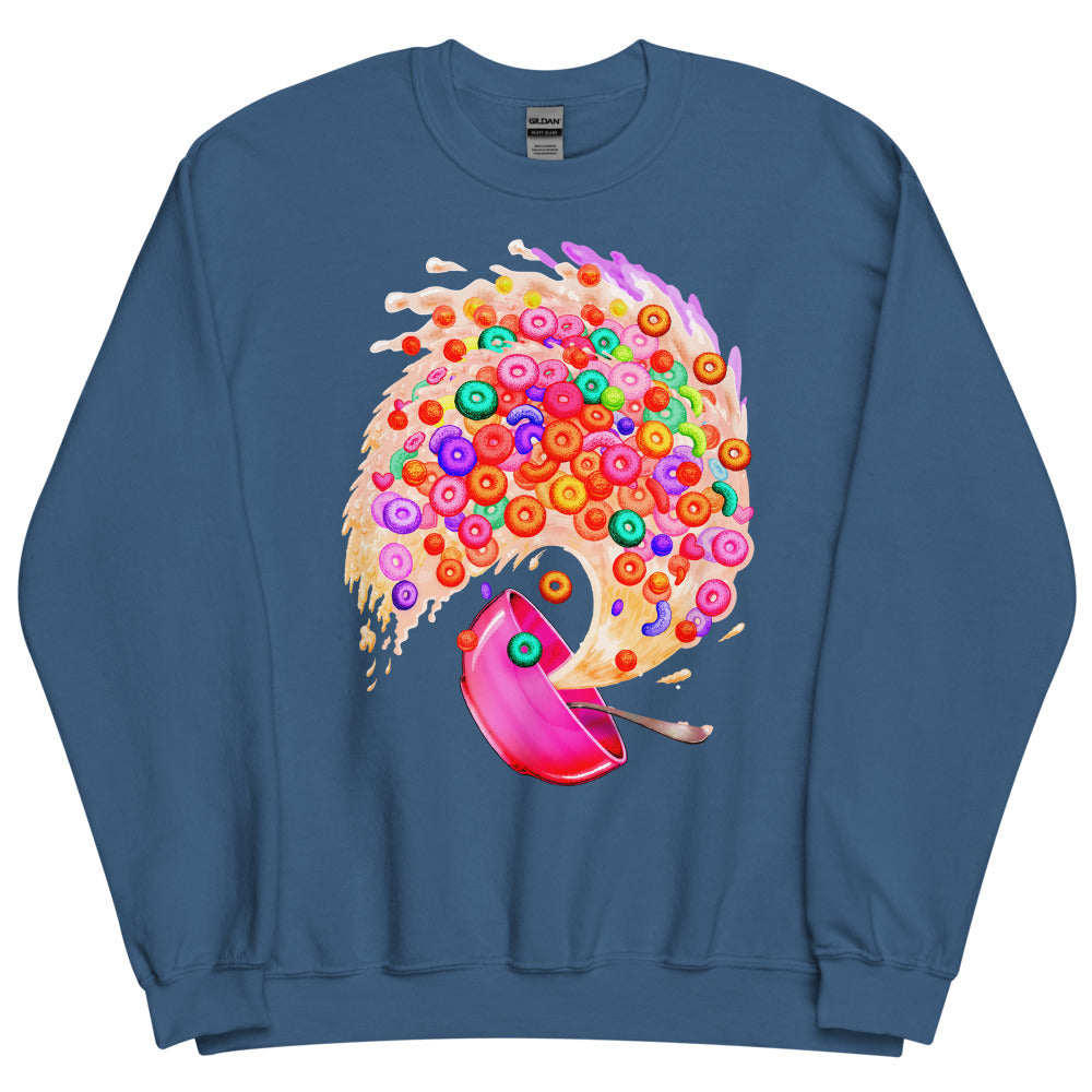 Breakfast of Champions (Sweater) - Indigo Blue