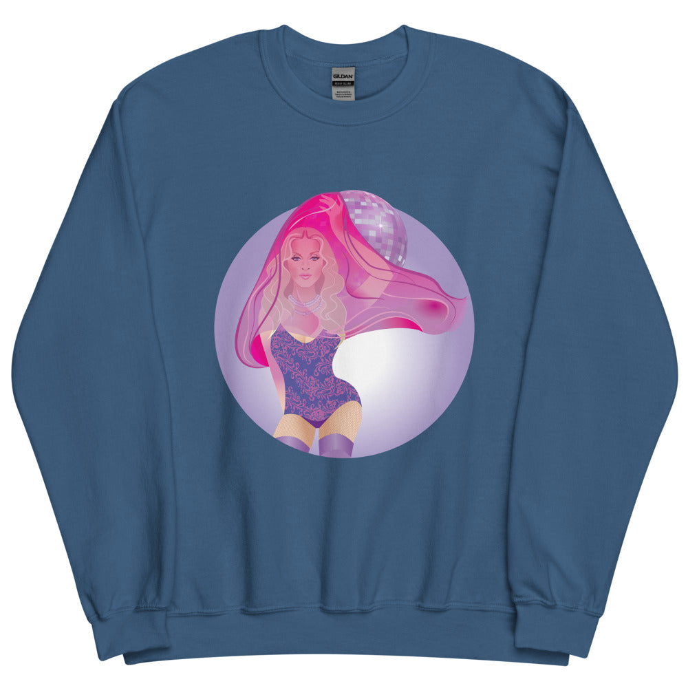 Debut garment mockup | Mother (Sweater) | Indigo Blue