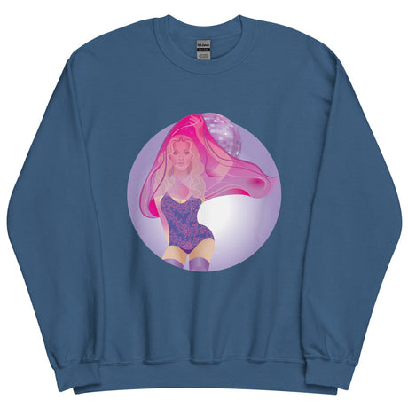 Debut garment mockup | Mother (Sweater) | Indigo Blue