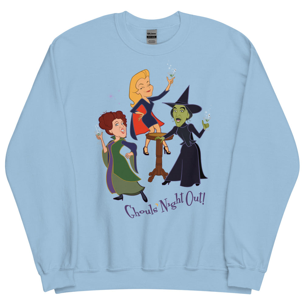 Ghouls Night Out (Sweater) - Light Blue