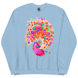 Debut garment mockup | Breakfast of Champions (Sweater) | Light Blue