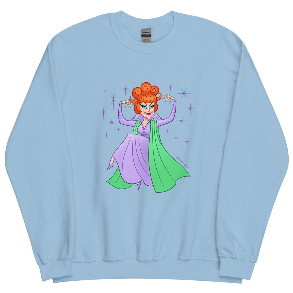 Debut garment mockup | Hello Derwood (Sweater) | Light Blue