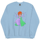 Debut garment mockup | Hello Derwood (Sweater) | Light Blue