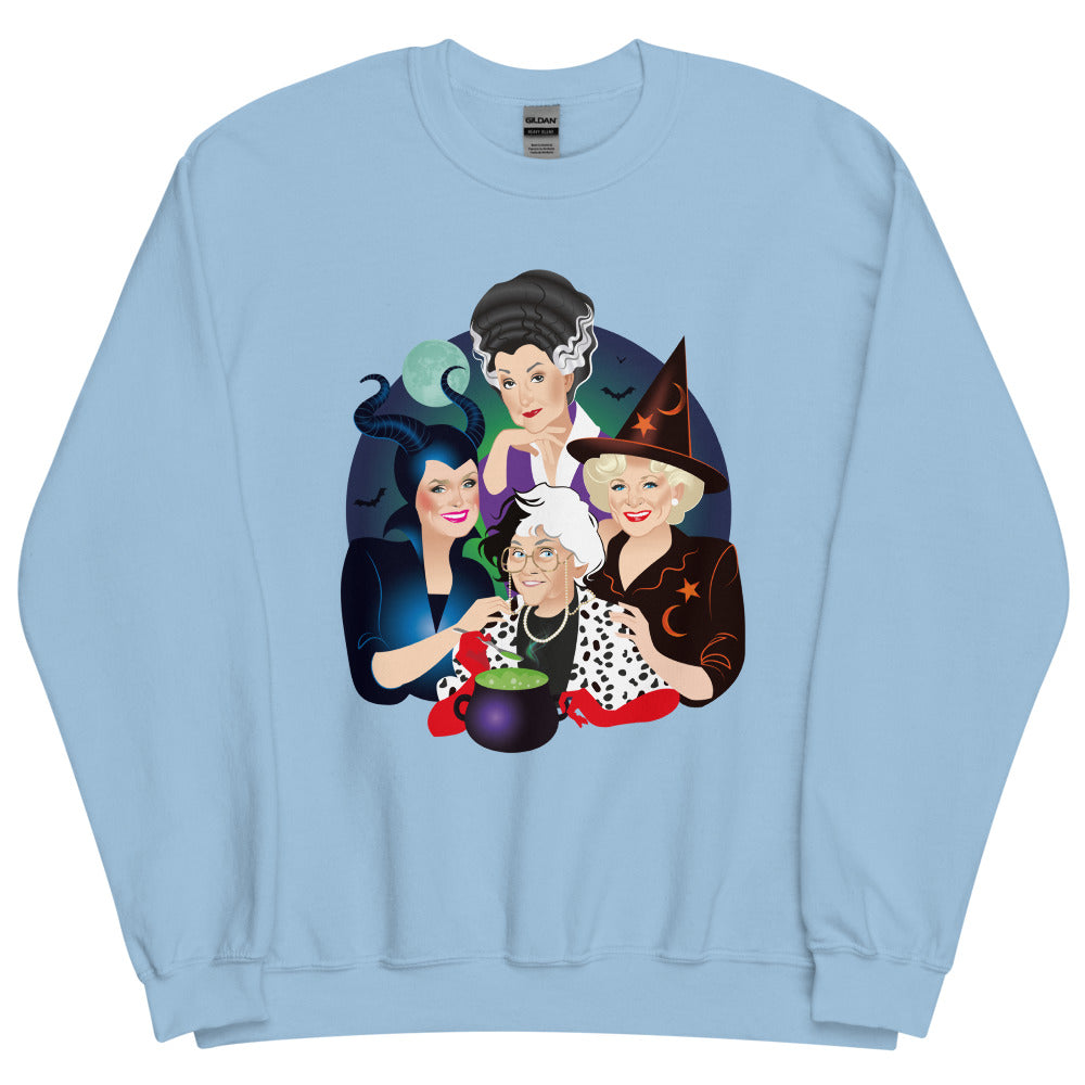 Debut garment mockup | Picture It: Salem, 1692 (Sweater) | Light Blue