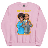 Debut garment mockup | Movin on Up (Sweater) | Light Pink