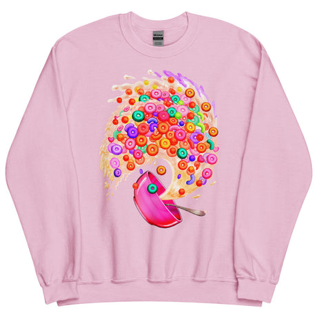 Debut garment mockup | Breakfast of Champions (Sweater) | Light Pink