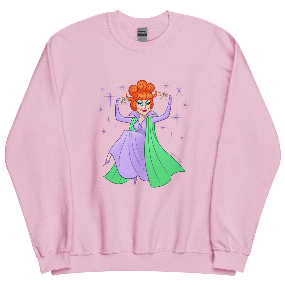 Debut garment mockup | Hello Derwood (Sweater) | Light Pink