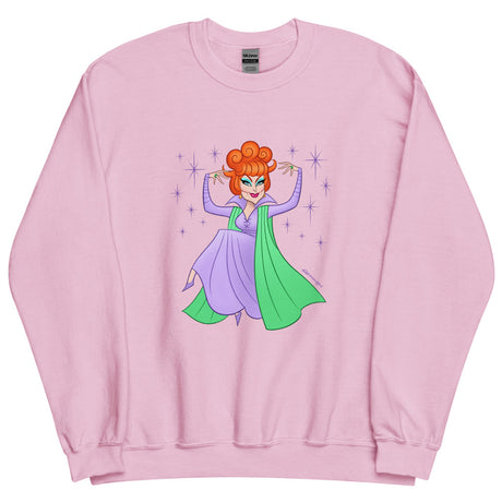 Debut garment mockup | Hello Derwood (Sweater) | Light Pink