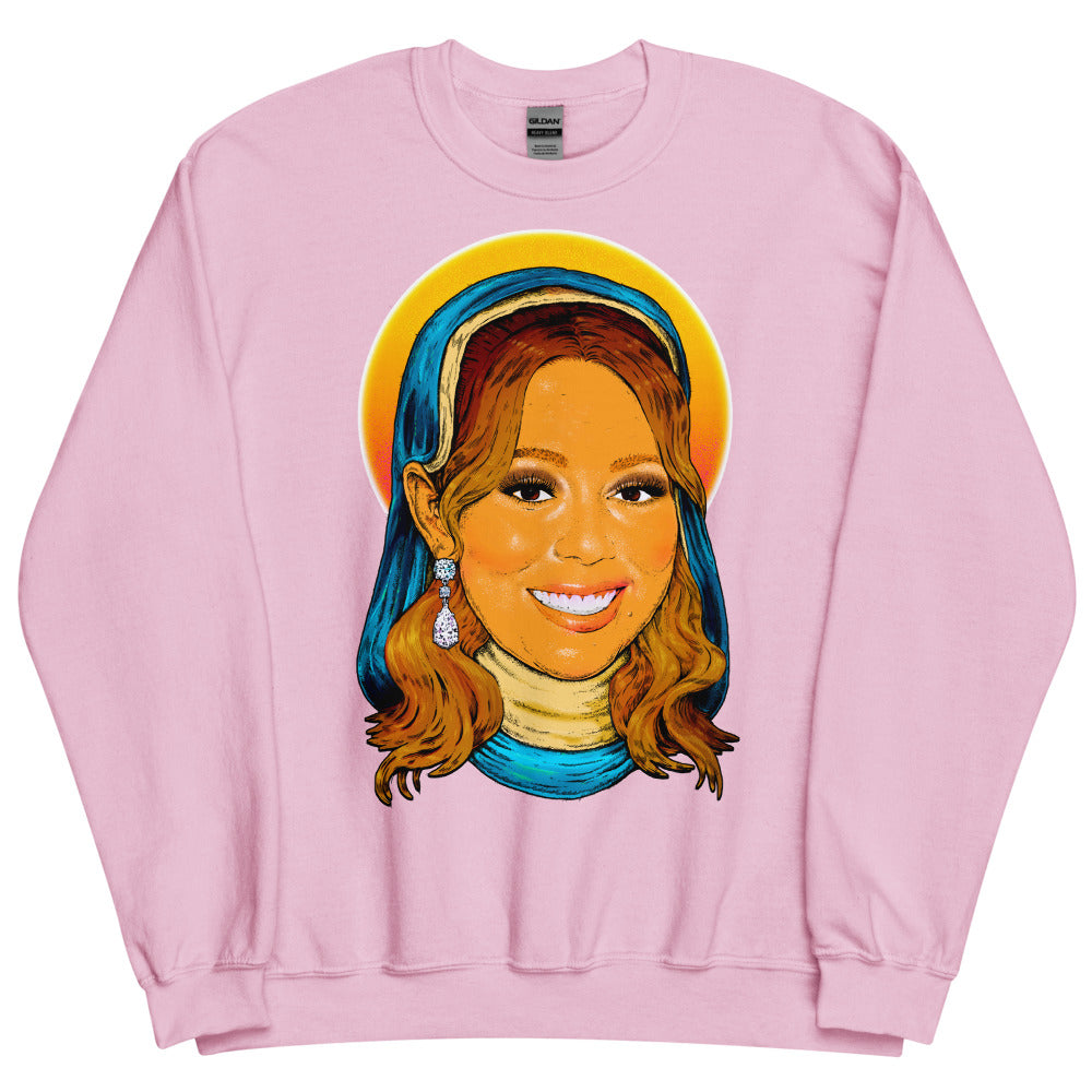 Debut garment mockup | Mother of Eternal High Notes (Sweater) | Light Pink