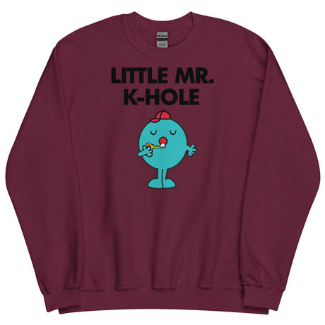 Little Mr. K-Hole (Sweater) - Maroon