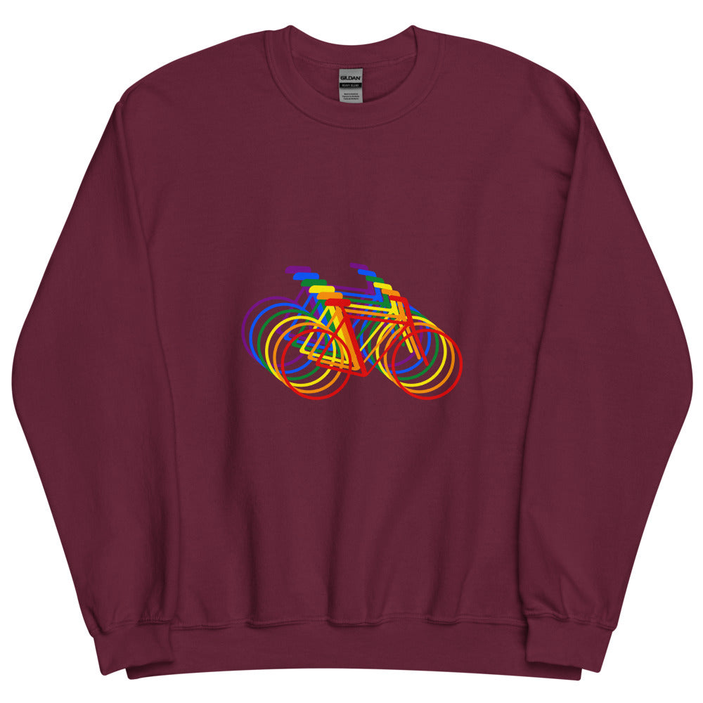 Village Bicycle (Sweater) - Maroon