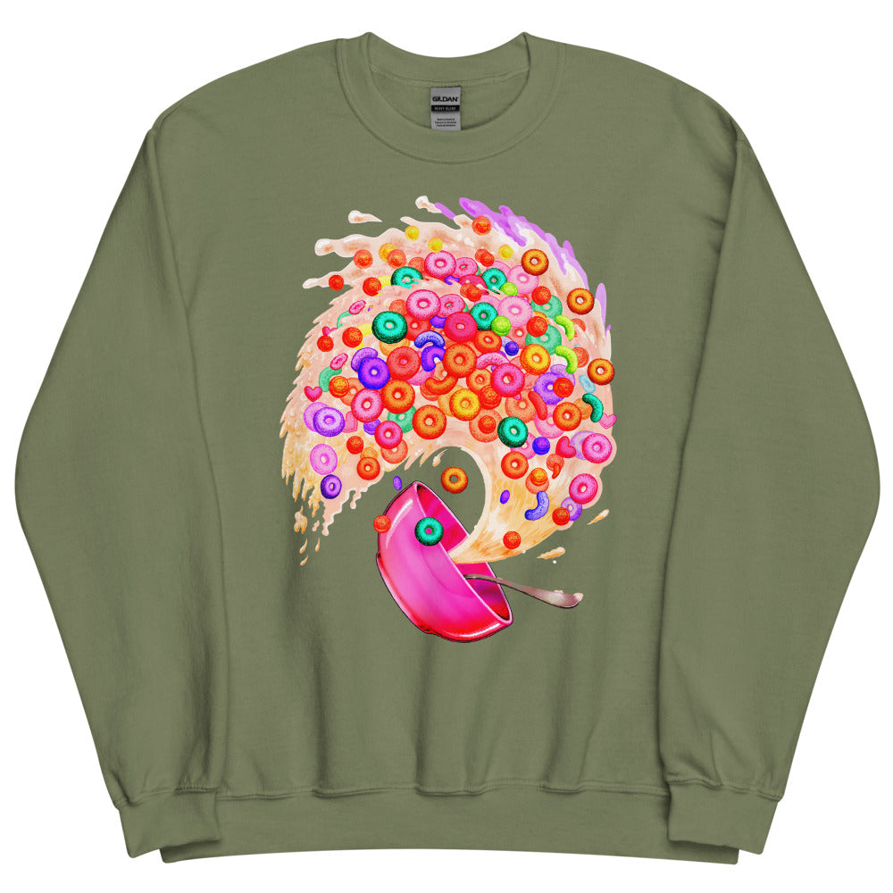 Breakfast of Champions (Sweater) - Military Green