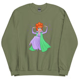 Debut garment mockup | Hello Derwood (Sweater) | Military Green