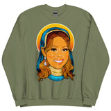Debut garment mockup | Mother of Eternal High Notes (Sweater) | Military Green