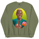Debut garment mockup | Radiant Doc (Sweater) | Military Green