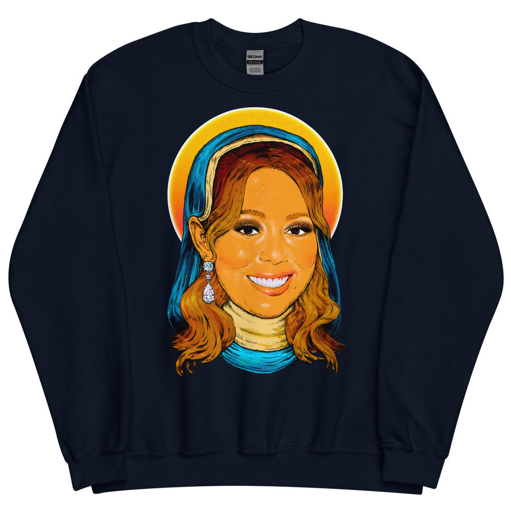 Debut garment mockup | Mother of Eternal High Notes (Sweater) | Navy