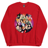 Debut garment mockup | Witch Coven (Sweater) | Red