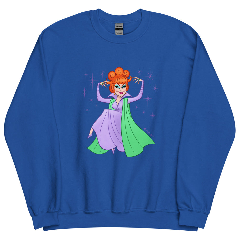 Debut garment mockup | Hello Derwood (Sweater) | Royal
