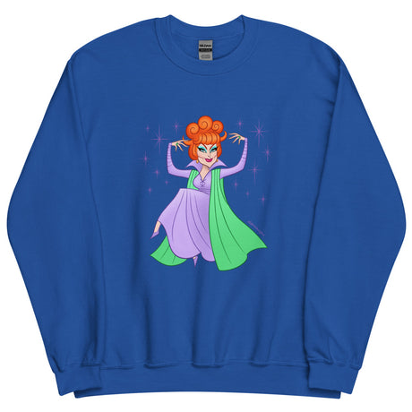 Debut garment mockup | Hello Derwood (Sweater) | Royal