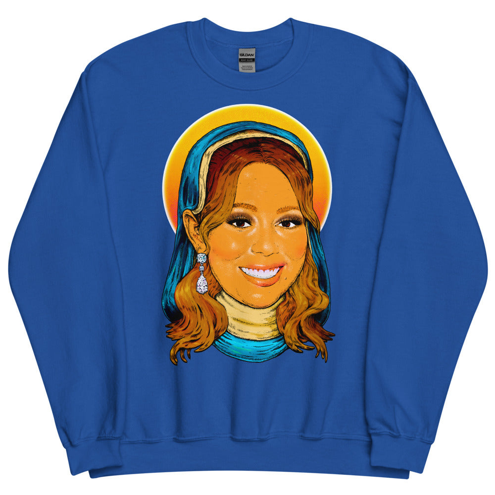 Debut garment mockup | Mother of Eternal High Notes (Sweater) | Royal