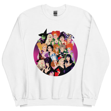 Debut garment mockup | Witch Coven (Sweater) | White