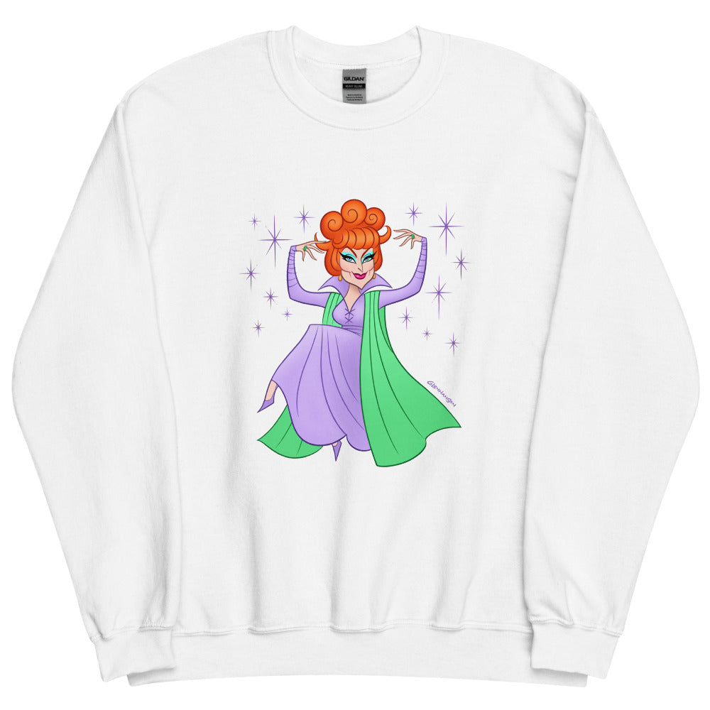 Debut garment mockup | Hello Derwood (Sweater) | White