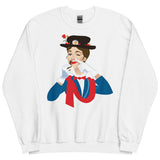 Debut garment mockup | Mary Poppers (Sweater) | White