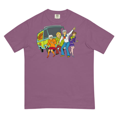 Golden Machine (Boxy Tee) - Berry