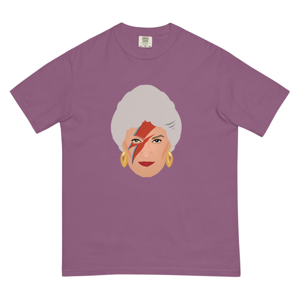 Debut garment mockup | Zbowie (Boxy Tee) | Berry