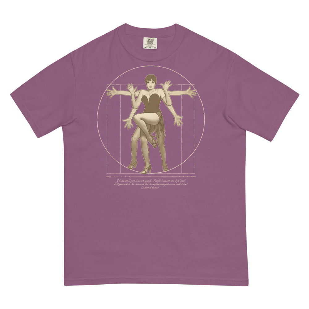 Debut garment mockup | The Divine Jazz Hands (Boxy Tee) | Berry
