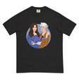 Debut garment mockup | Cerulean (Boxy Tee) | Black
