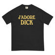 Debut garment mockup | J'Adore Dick (Boxy Tee) | Black