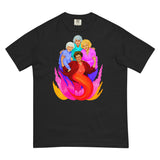 Debut garment mockup | Thank You for Being a Finned (Boxy Tee) | Black
