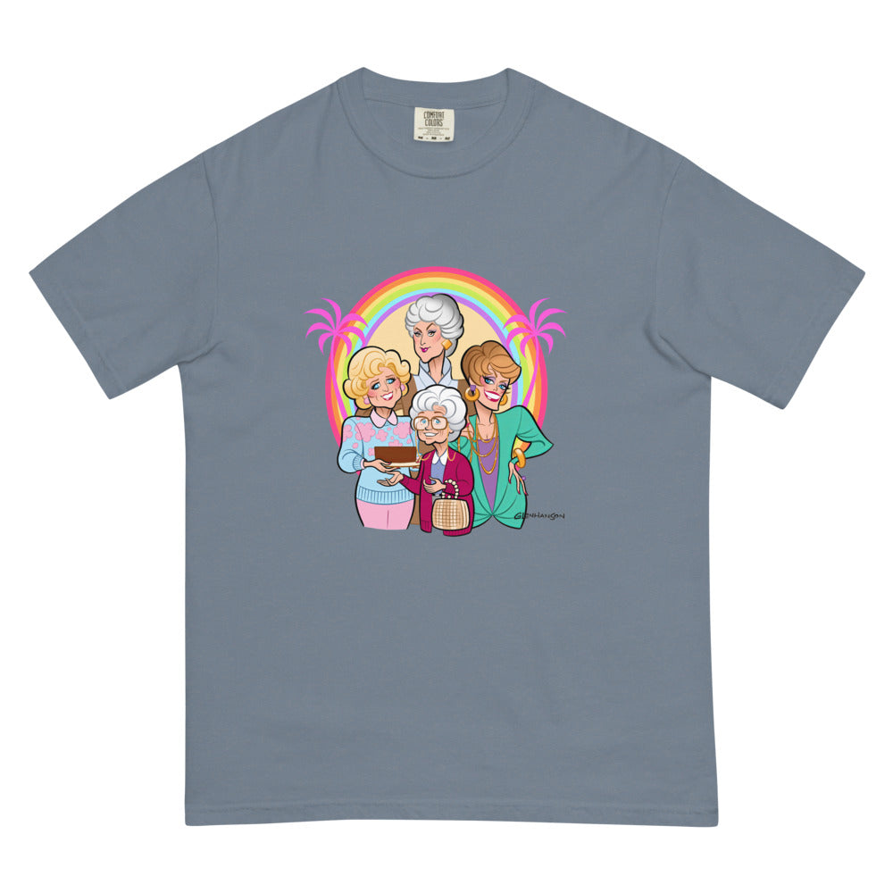 Debut garment mockup | Miami is Proud (Boxy Tee) | Blue Jean