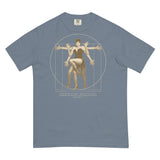 Debut garment mockup | The Divine Jazz Hands (Boxy Tee) | Blue Jean