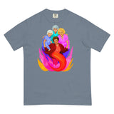 Debut garment mockup | Thank You for Being a Finned (Boxy Tee) | Blue Jean