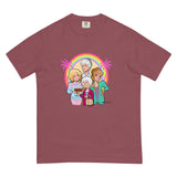 Debut garment mockup | Miami is Proud (Boxy Tee) | Brick