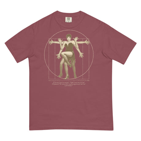 Debut garment mockup | The Divine Jazz Hands (Boxy Tee) | Brick