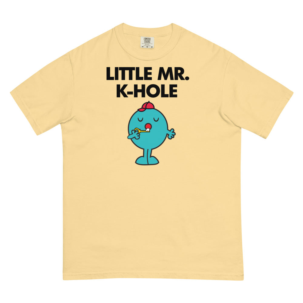 Debut garment mockup | Little Mr. K-Hole (Boxy Tee) | Butter