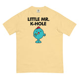 Debut garment mockup | Little Mr. K-Hole (Boxy Tee) | Butter