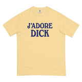 Debut garment mockup | J'Adore Dick (Boxy Tee) | Butter
