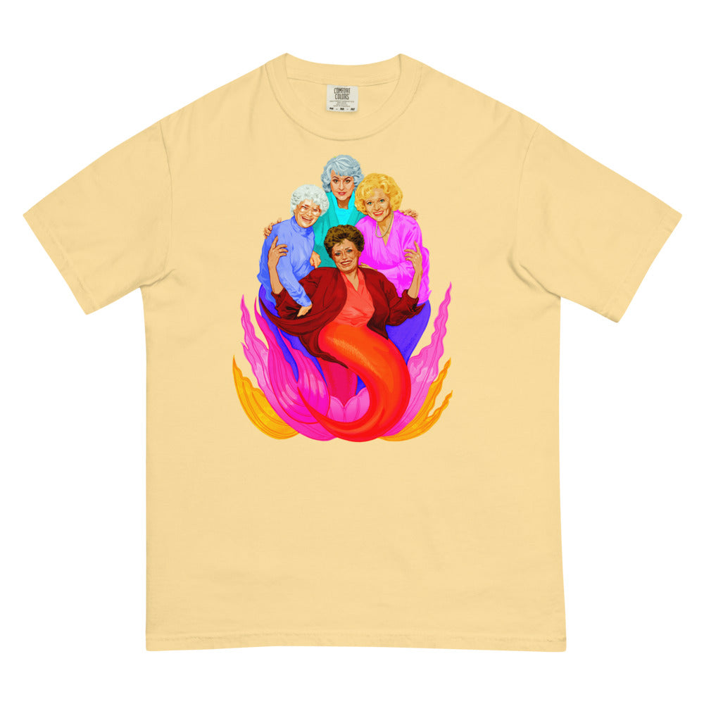 Debut garment mockup | Thank You for Being a Finned (Boxy Tee) | Butter