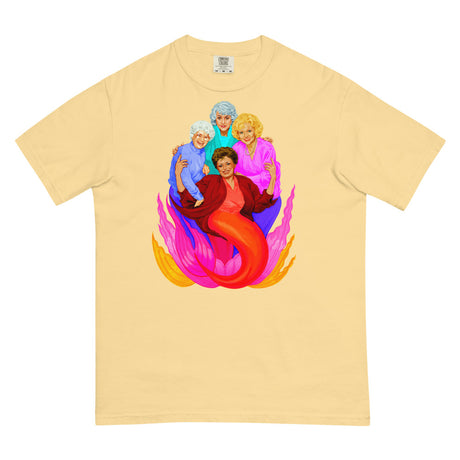 Debut garment mockup | Thank You for Being a Finned (Boxy Tee) | Butter