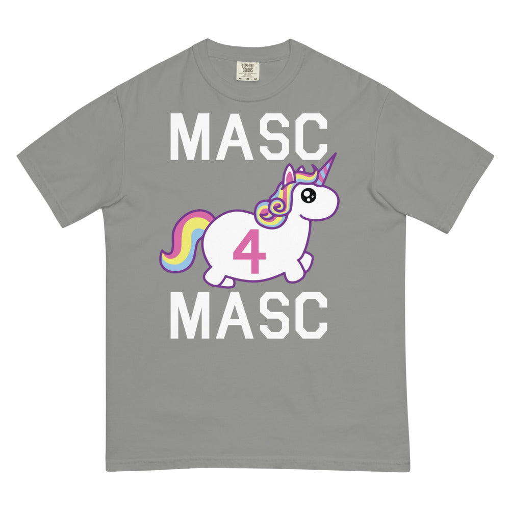 Debut garment mockup | MASC4MASC (Boxy Tee) | Grey