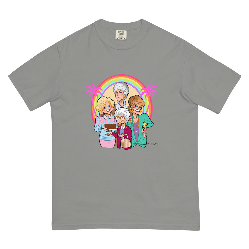 Debut garment mockup | Miami is Proud (Boxy Tee) | Grey