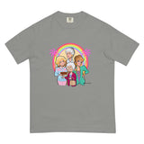 Debut garment mockup | Miami is Proud (Boxy Tee) | Grey
