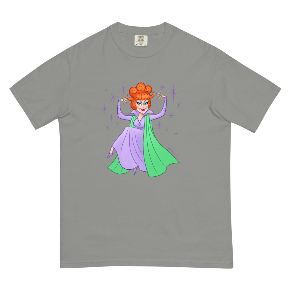 Debut garment mockup | Hello Derwood (Boxy Tee) | Grey