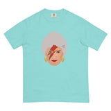 Debut garment mockup | Zbowie (Boxy Tee) | Lagoon Blue